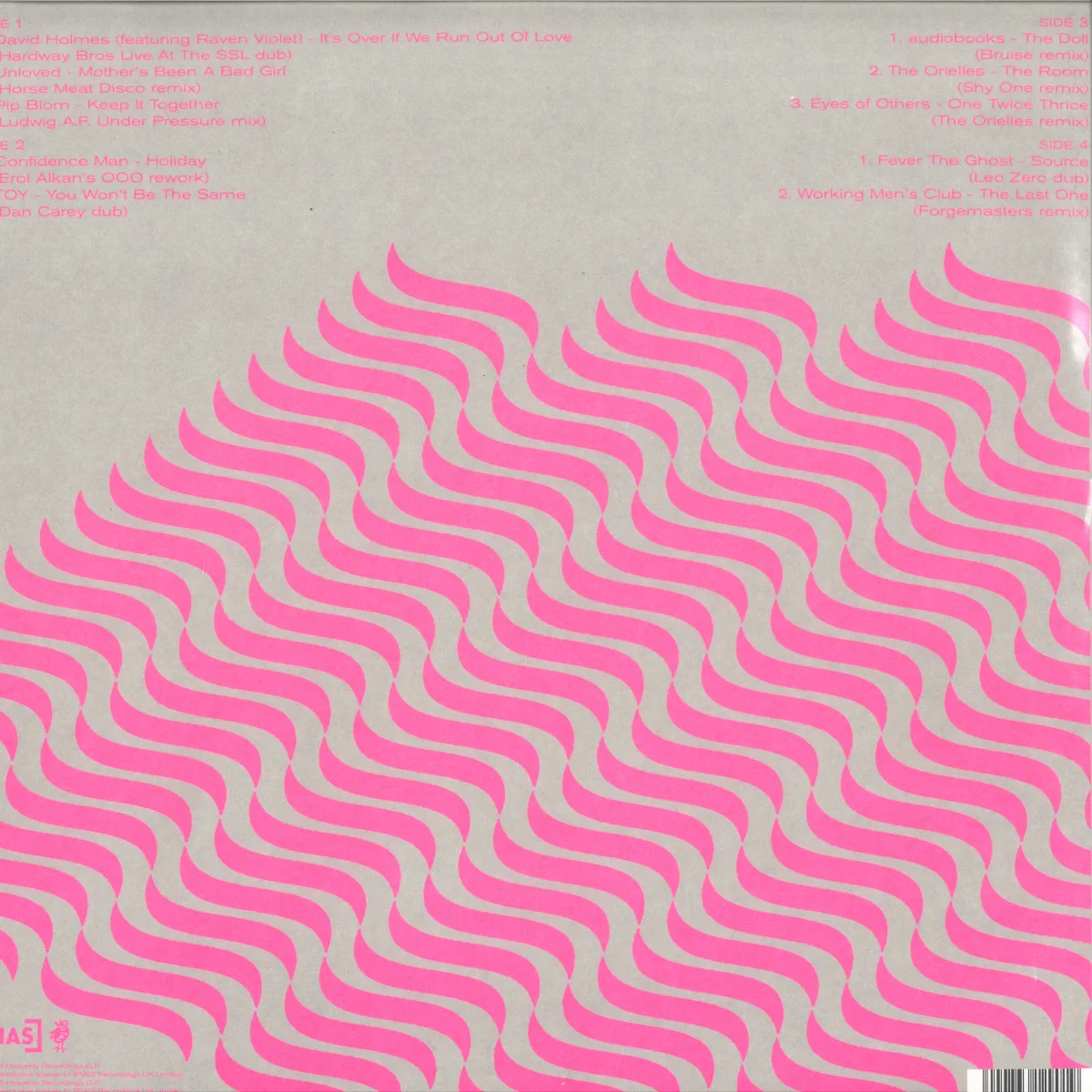 Обратная сторона обложки — Various — Heavenly Remixes 7 (2x12")