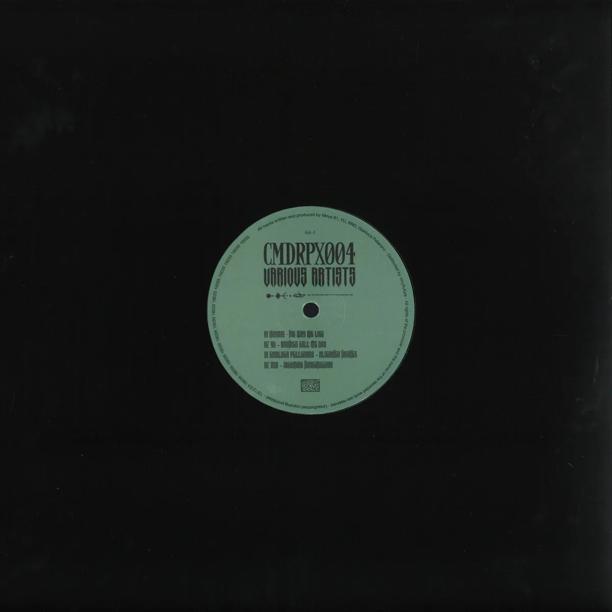 Back cover — Various — CMDRPX004