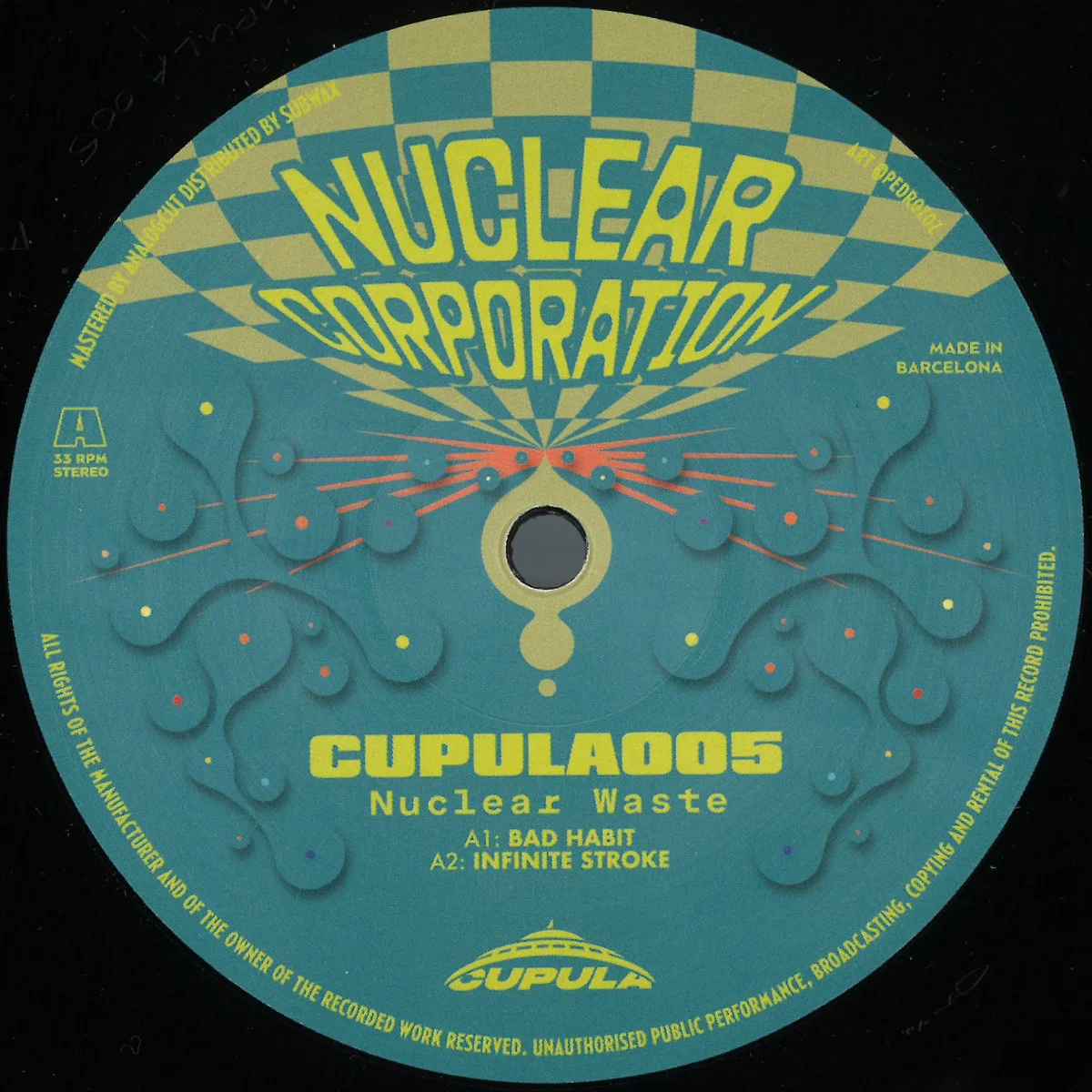 Лицевая сторона обложки — Nuclear Waste/Corp — Nuclear Corporation