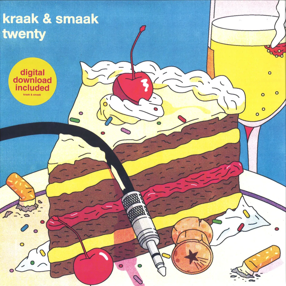 Front cover — Kraak&Smaak — Twenty LP 2x12"