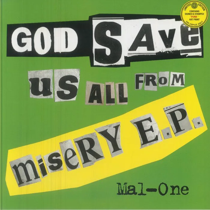 MAL ONE — God Save Us From Misery EP (Record Store Day RSD 2026)