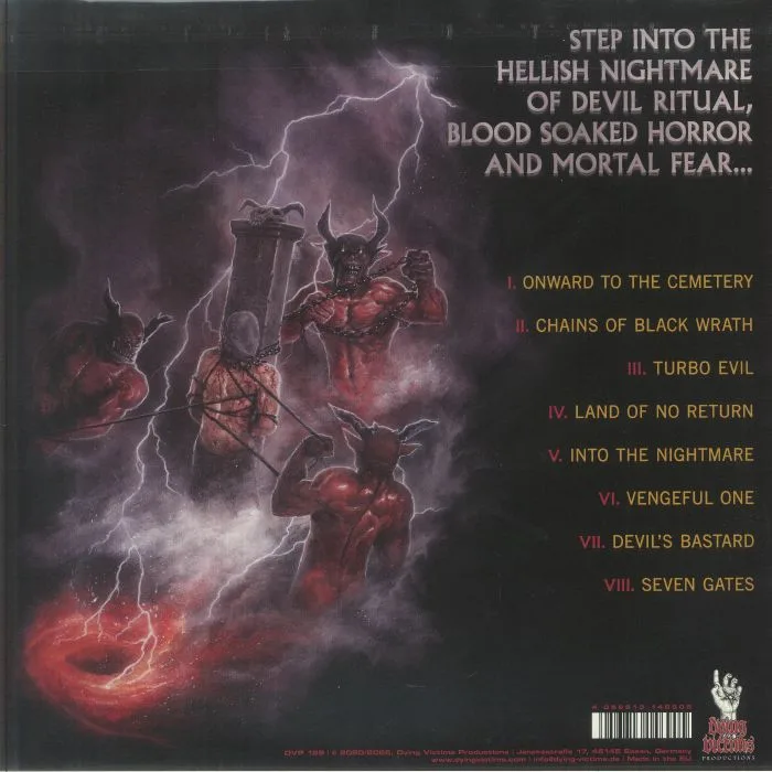 Back cover — AGGRESSIVE PERFECTOR — Havoc At The Midnight Hour