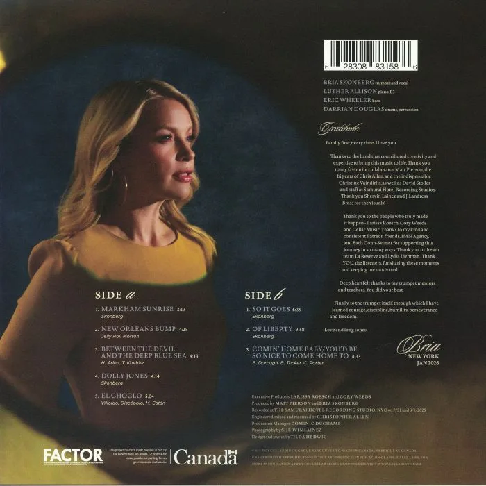 Back cover — Bria KONBERG — Brass