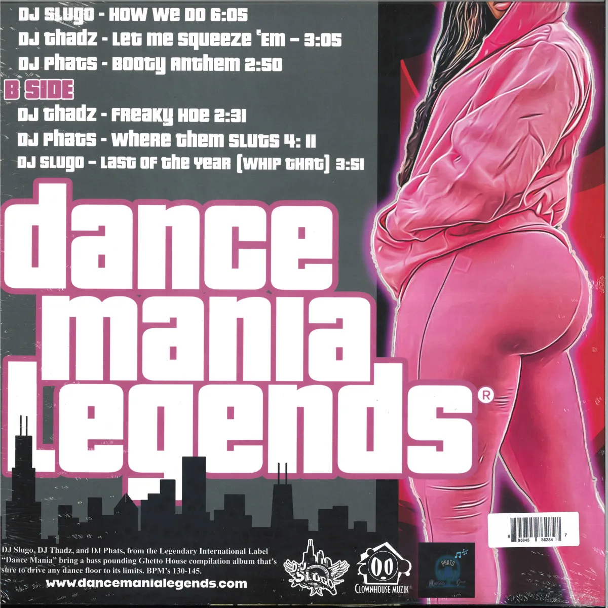 Back cover — Dj Slugo/Dj Thadz/Dj Phats — Legends
