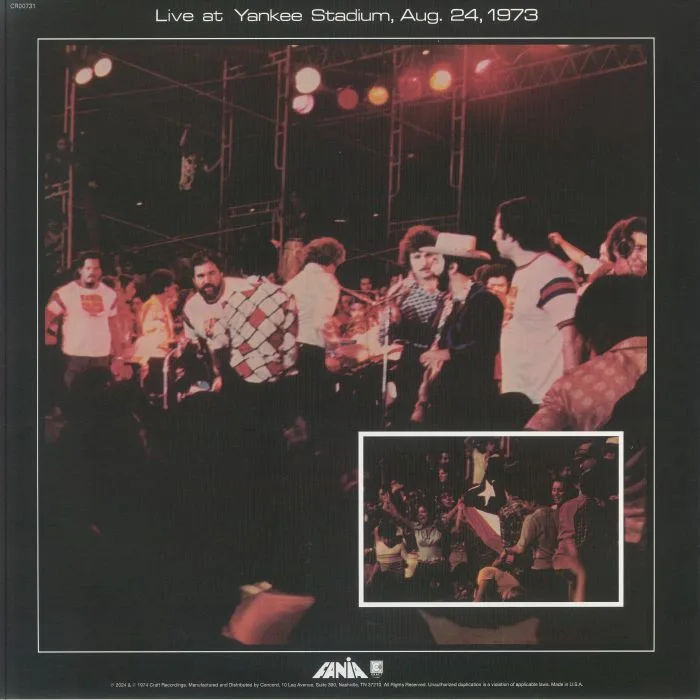 Back cover — FANIA ALL STARS — Latin Soul Rock