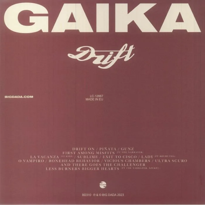 Back cover — GAIKA — Drift