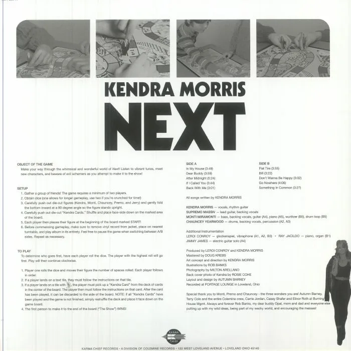 Обратная сторона обложки — Kendra MORRIS — Next
