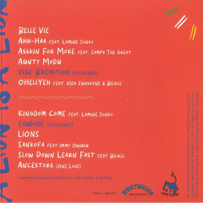 Back cover — COOL OUT SUN — A Lion Is A Lion