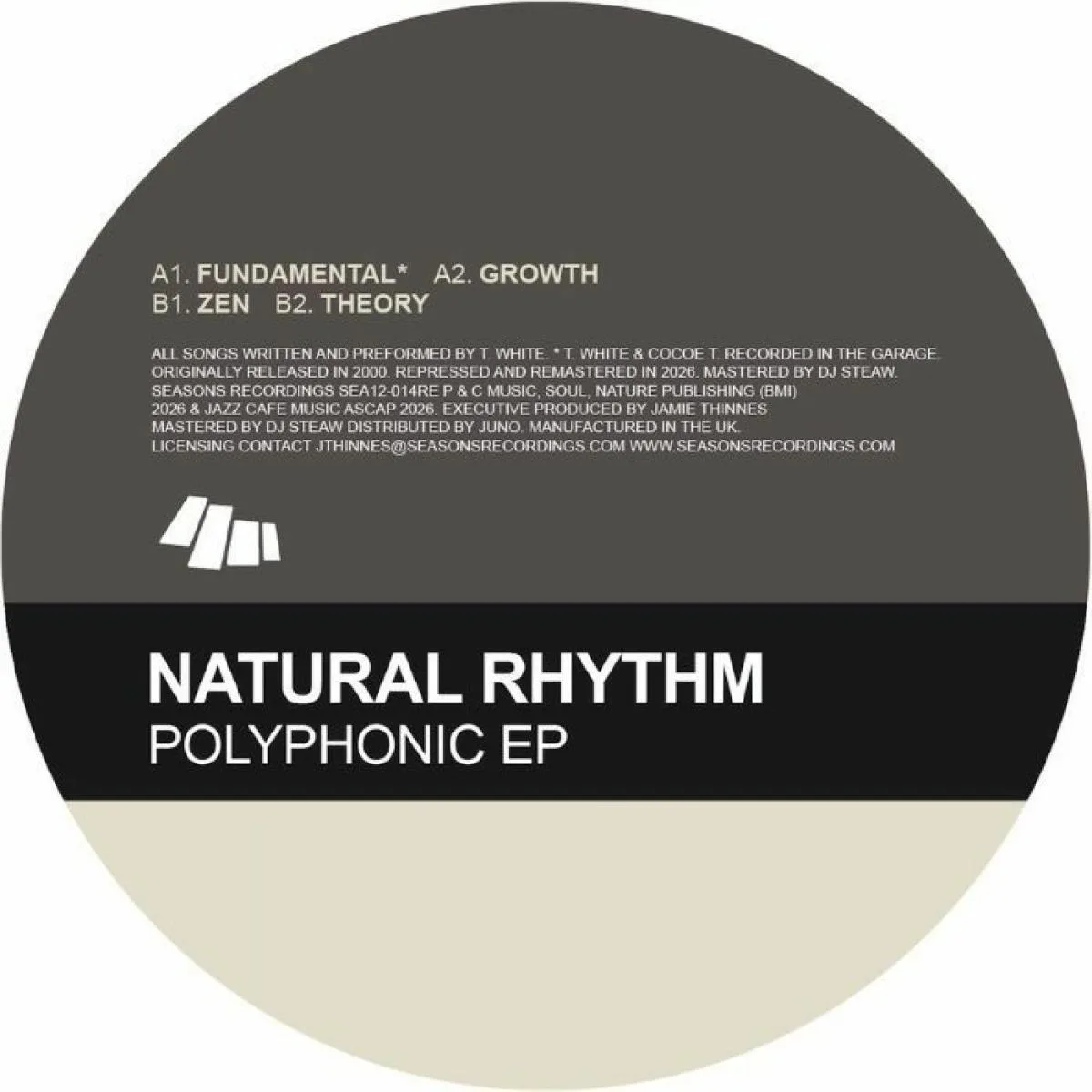 Лицевая сторона обложки — Natural Rhythm — Polyphonic Ep