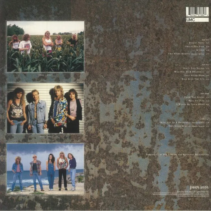 Back cover — DEF LEPPARD — Retro Active (reissue)