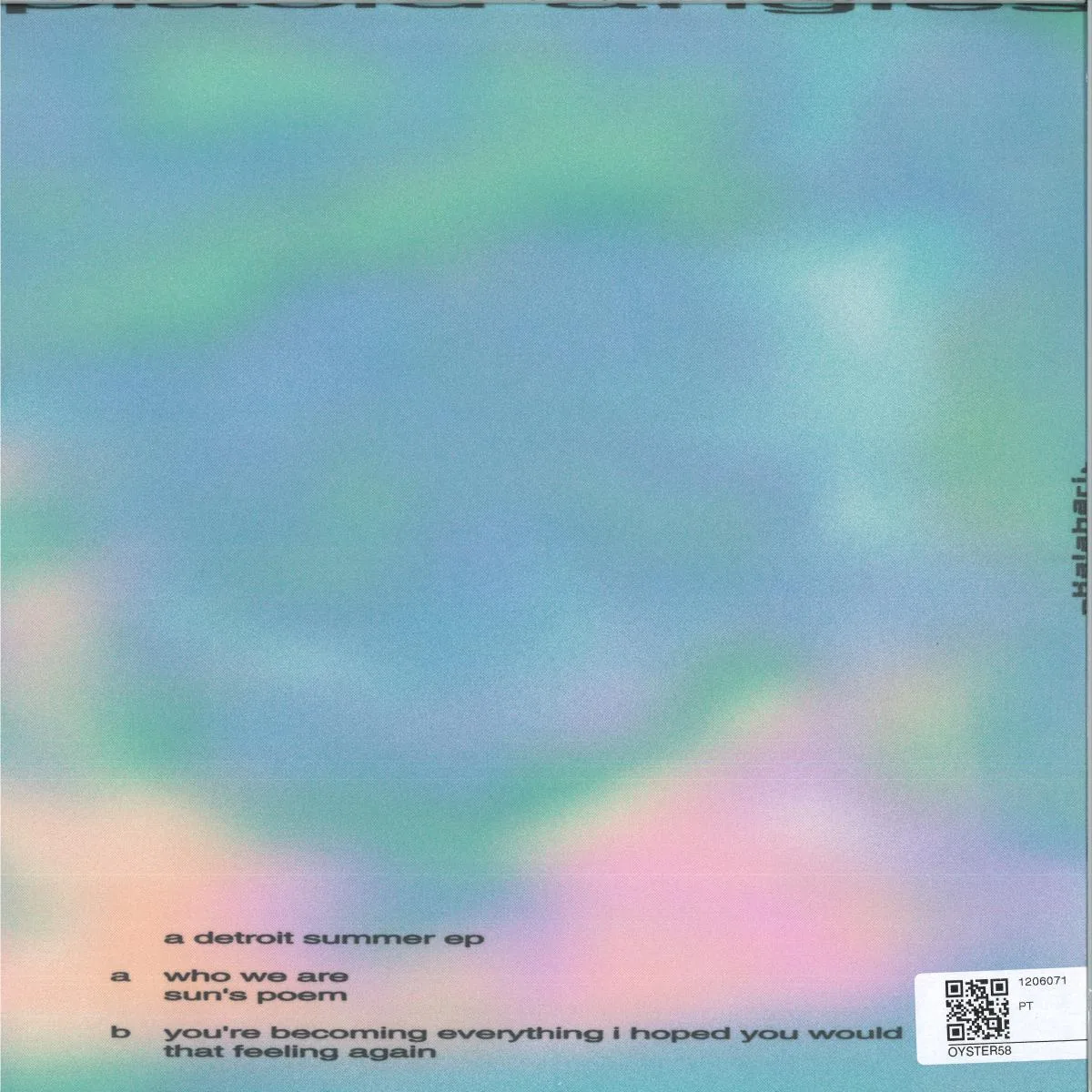 Обратная сторона обложки — Placid Angles — A Detroit Summer EP