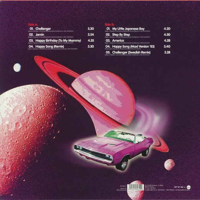 Back cover — BABY'S GANG — Challenger (Deluxe Edition)