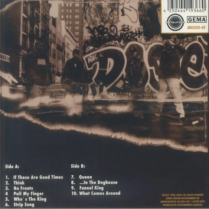 Back cover — DOG EAT DOG — All Boro Kings (reissue)