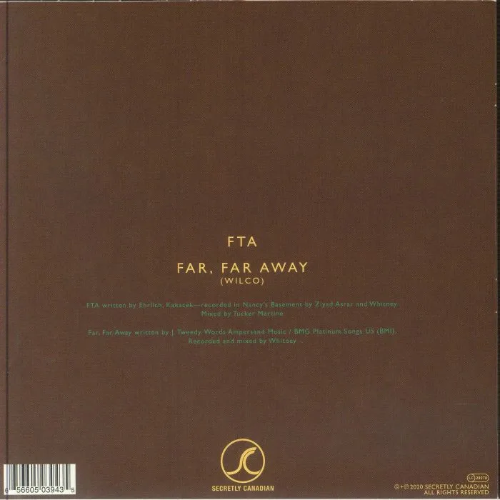 Back cover — WHITNEY — FTA