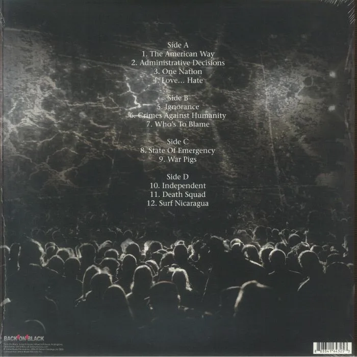 Обратная сторона обложки — SACRED REICH — Live At Wacken (reissue)