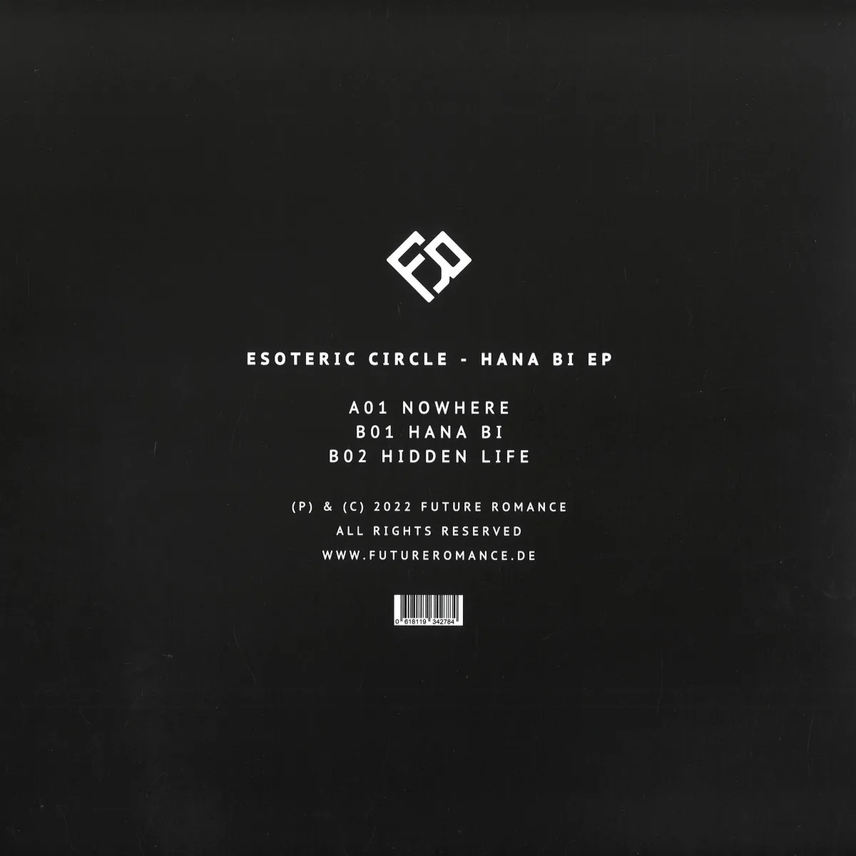 Обратная сторона обложки — Esoteric Circle — Hana Bi Ep