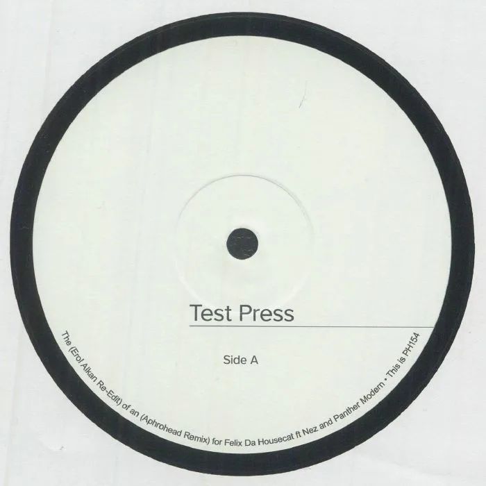 Front cover — FELIX DA HOUSECAT — Test Press