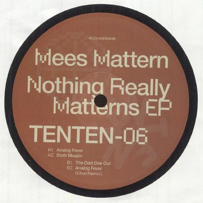 Front cover — MEES MATTERN — Nothing Really Matterns EP