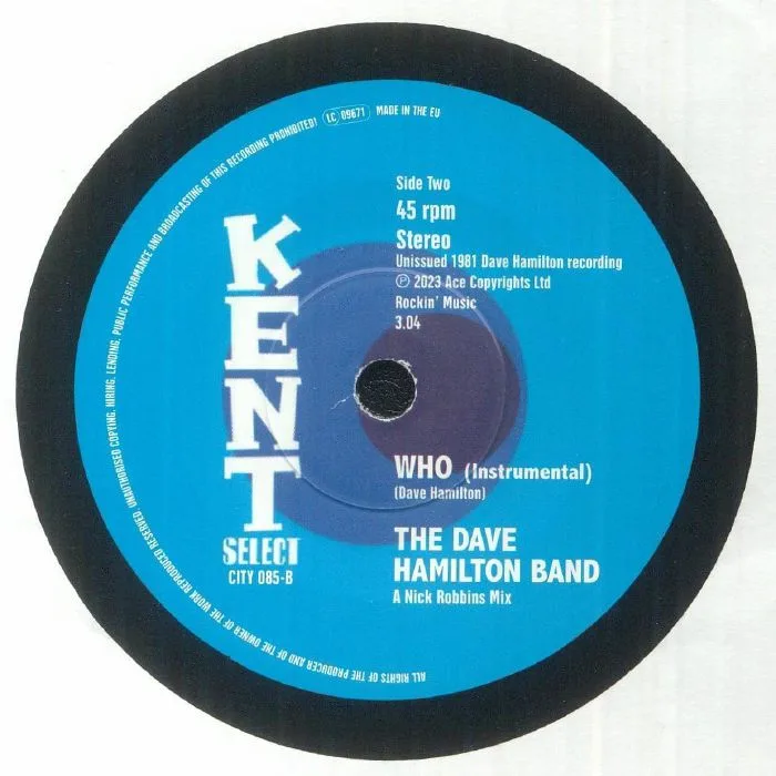 Back cover — Jackie DEE / THE DAVE HAMILTON BAND — Who