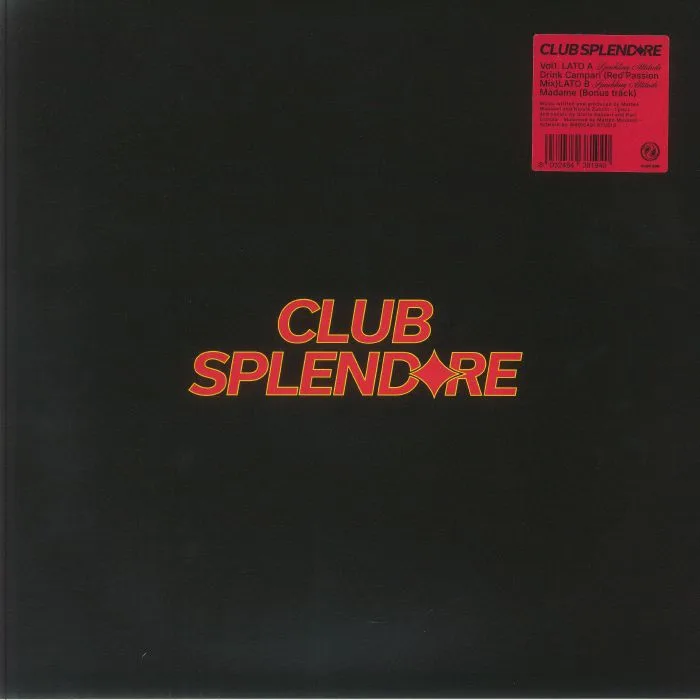 Лицевая сторона обложки — SPARKLING ATTITUDE — Club Splendore