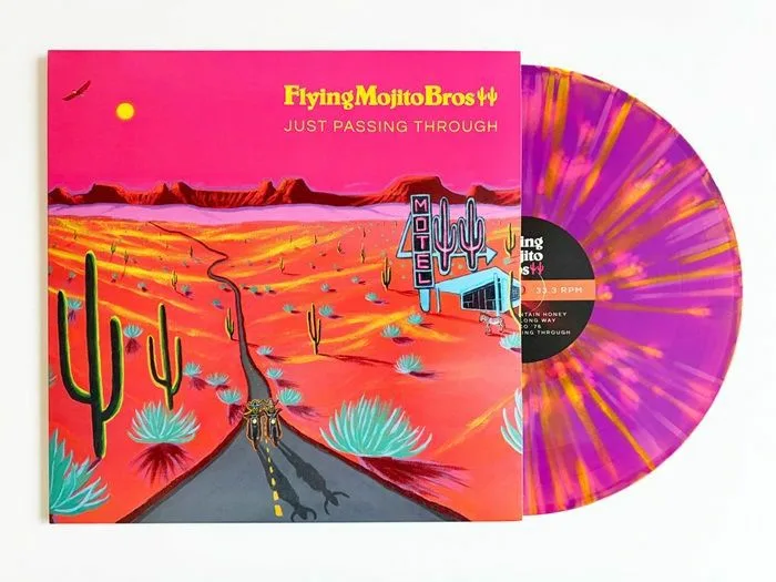 Front cover — FLYING MOJITO BROS — Just Passing Through