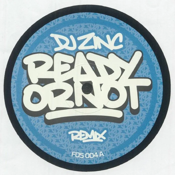 Лицевая сторона обложки — DJ ZINC — Ready Or Not EP