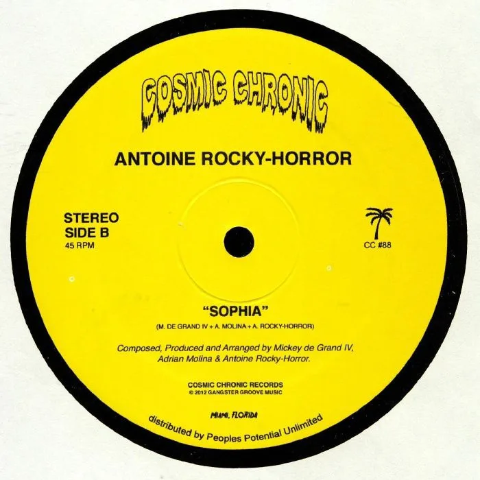 Обратная сторона обложки — ANTOINE ROCKY HORROR — Machine Gun Boogie