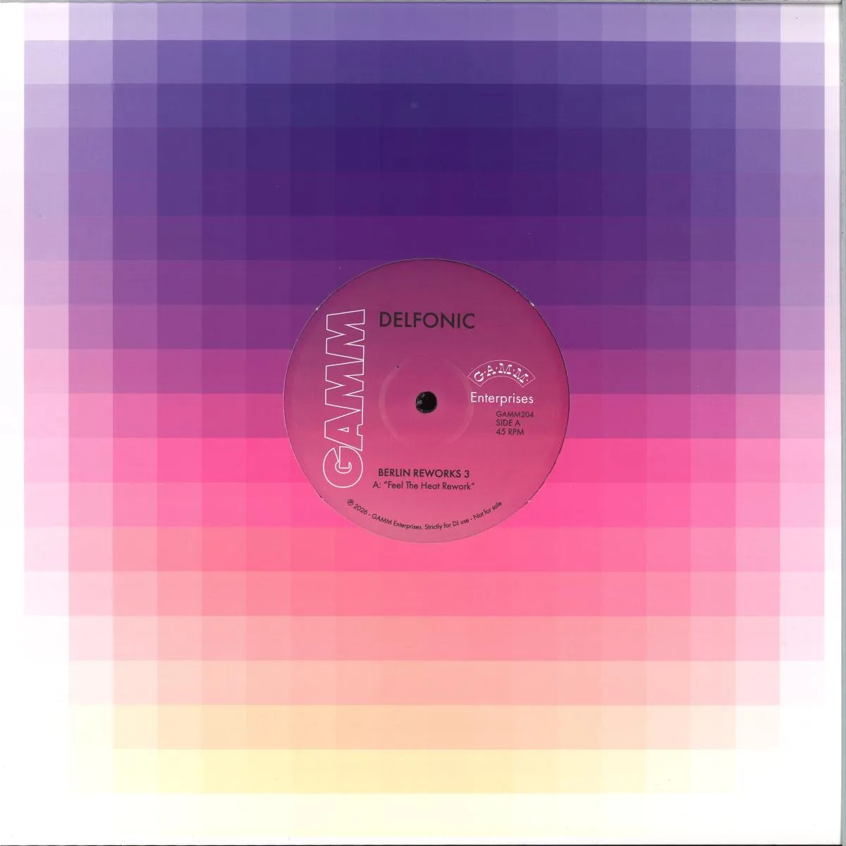 Front cover — DELFONIC — BERLIN REWORKS 3