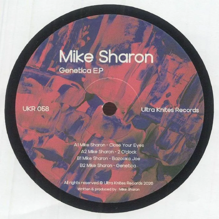 Обратная сторона обложки — Mike SHARON — Genetica EP