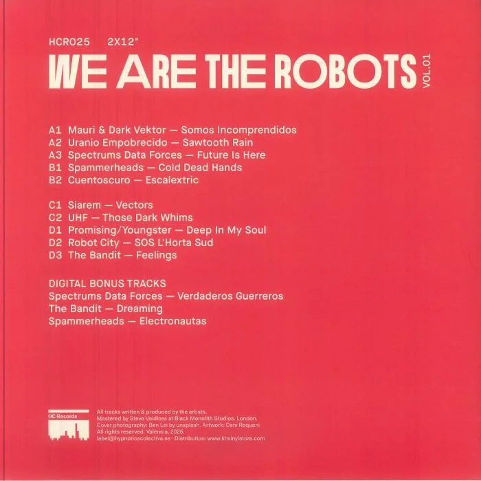 Обратная сторона обложки — VARIOUS — We Are The Robots Vol I