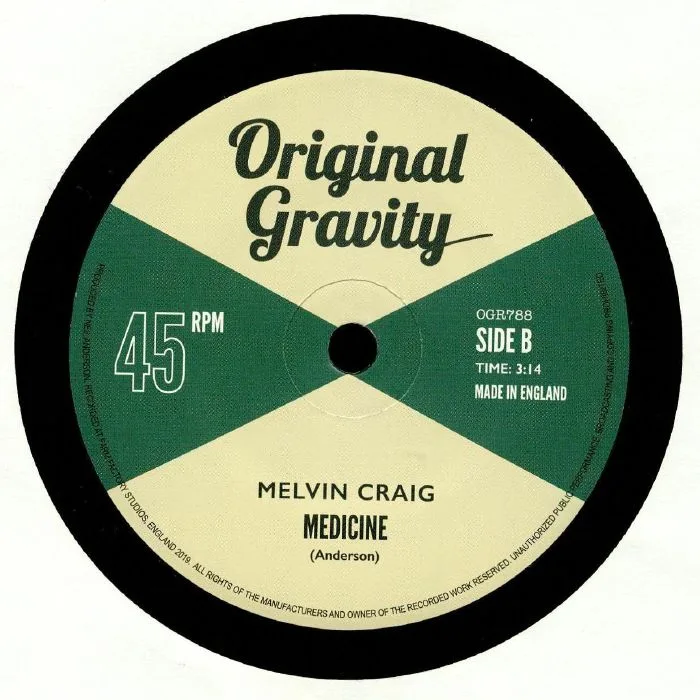 Обратная сторона обложки — Melvin CRAIG — Beggar Man