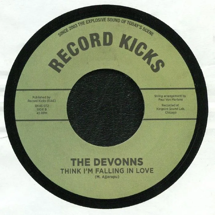 Back cover — The DEVONNS — Come Back