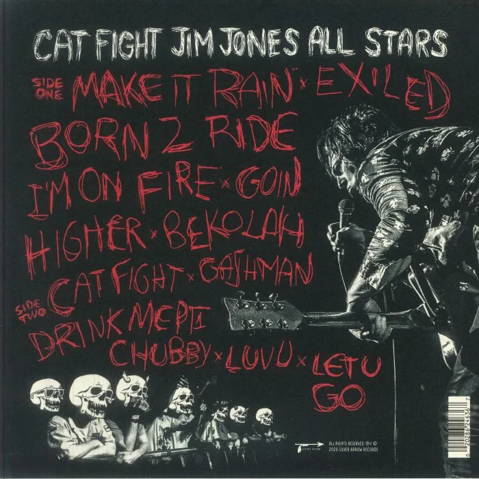 Обратная сторона обложки — JIM JONES ALL STARS — Cat Fight