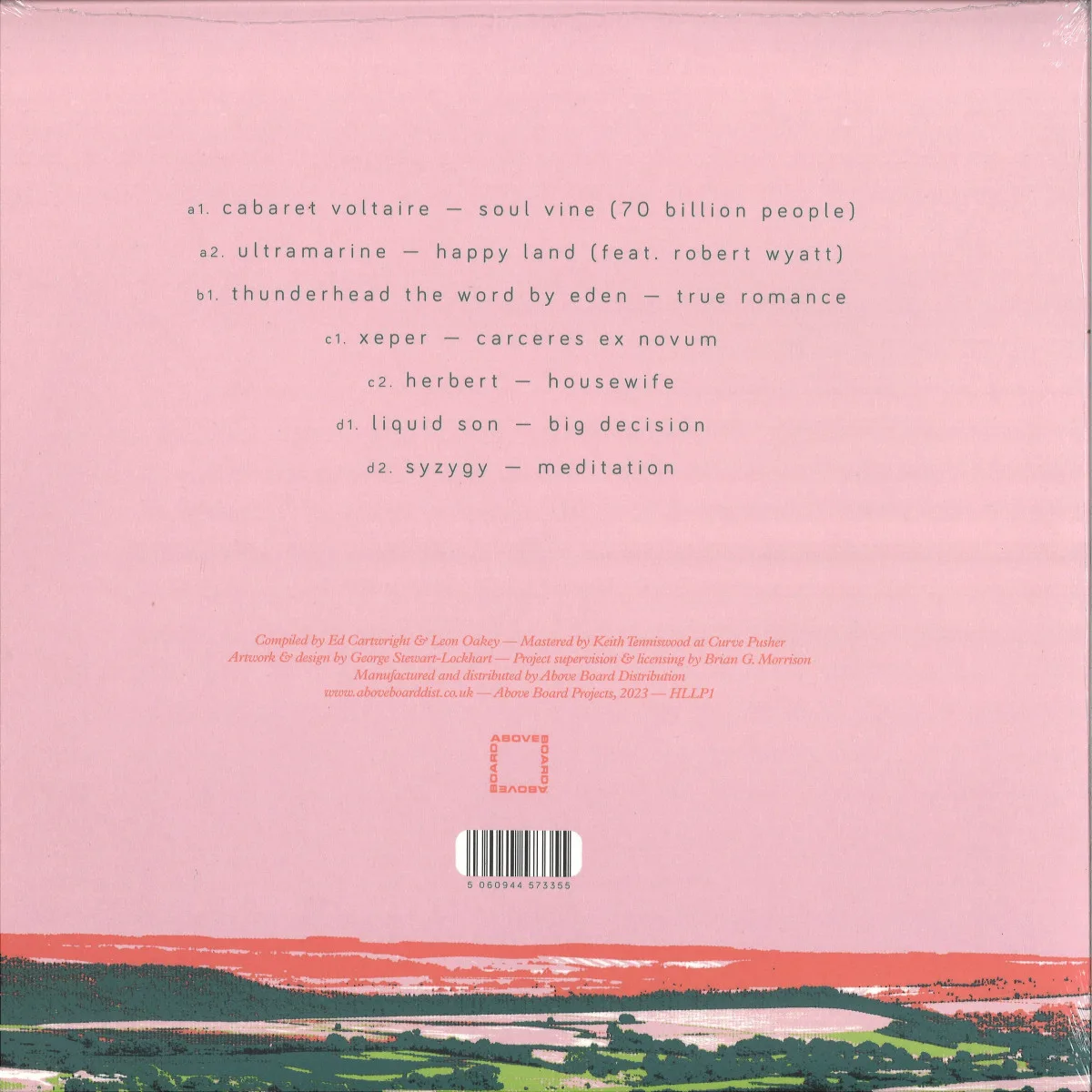 Back cover — Various — Happy Land (A Compendium Of Electronic Music From The British Isles 1992-1996 Volume 1