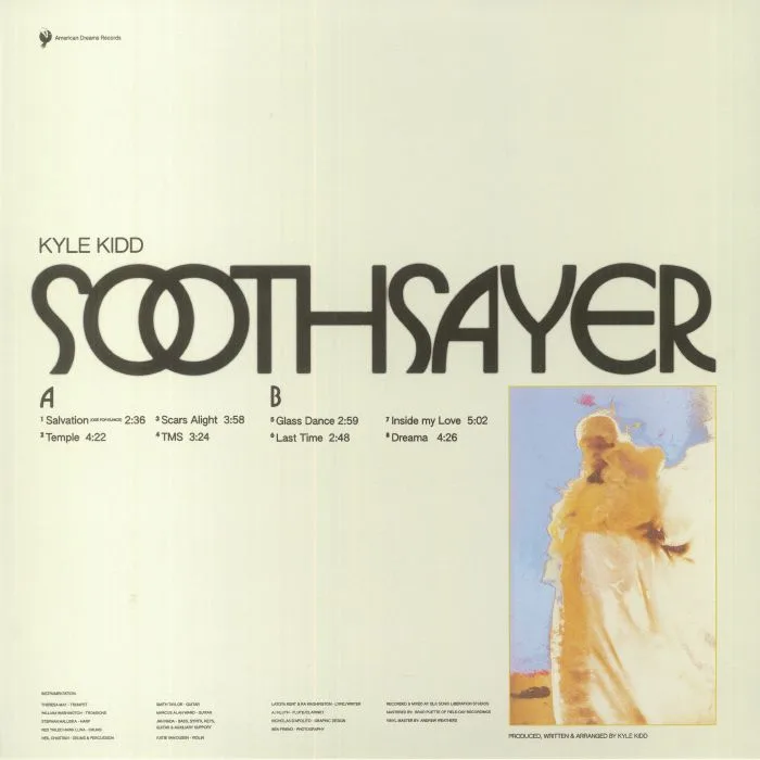 Back cover — Kyle KIDD — Soothsayer