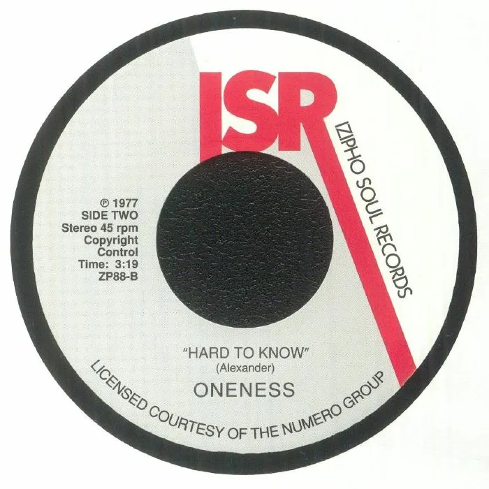Back cover — The KRASH BAND / ONENESS — So I Can Make This Change