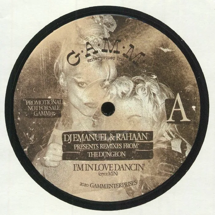 Front cover — DJ EMANUEL / RAHAAN — Presents Remixes From The Dungeon