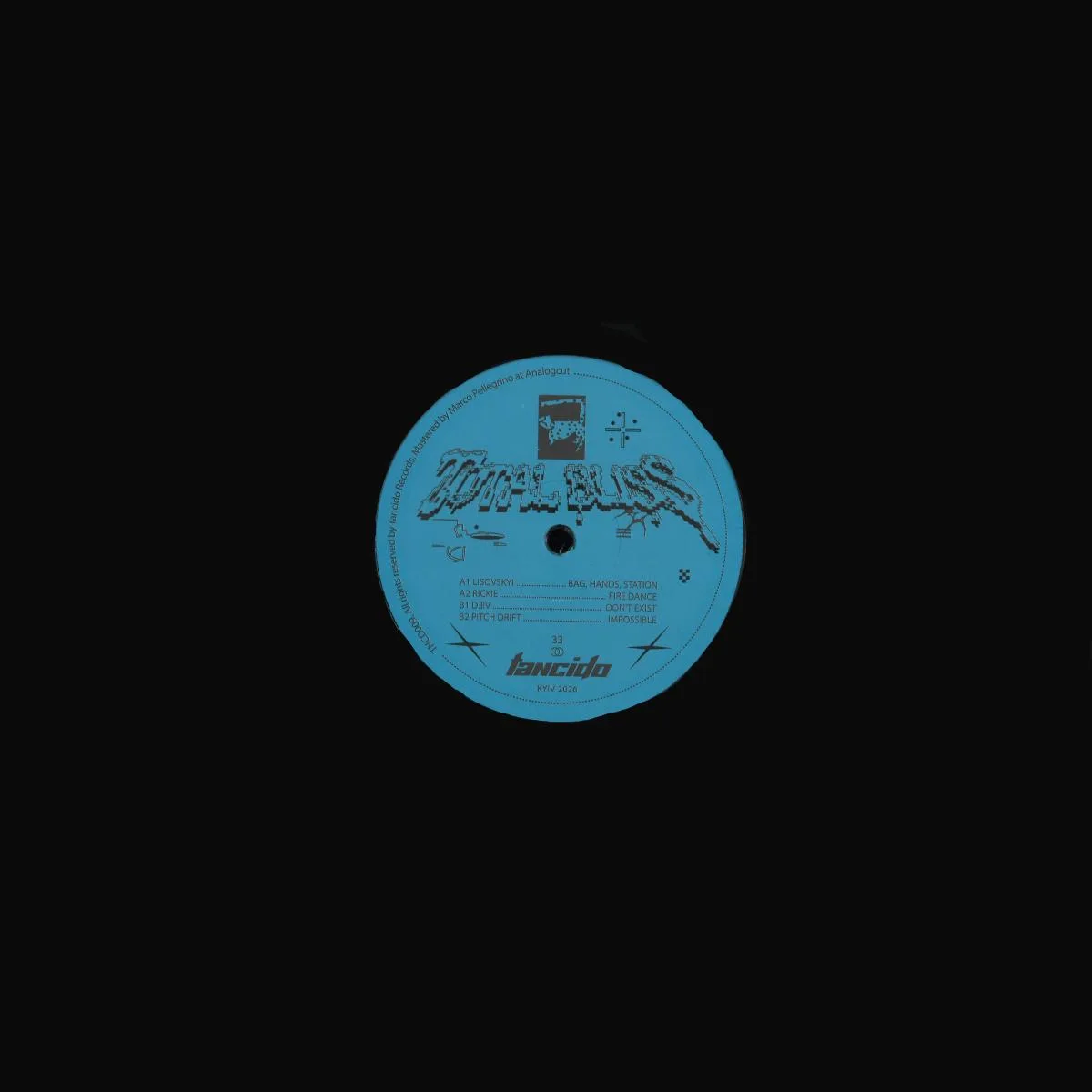 Обратная сторона обложки — Various — Total Bliss EP