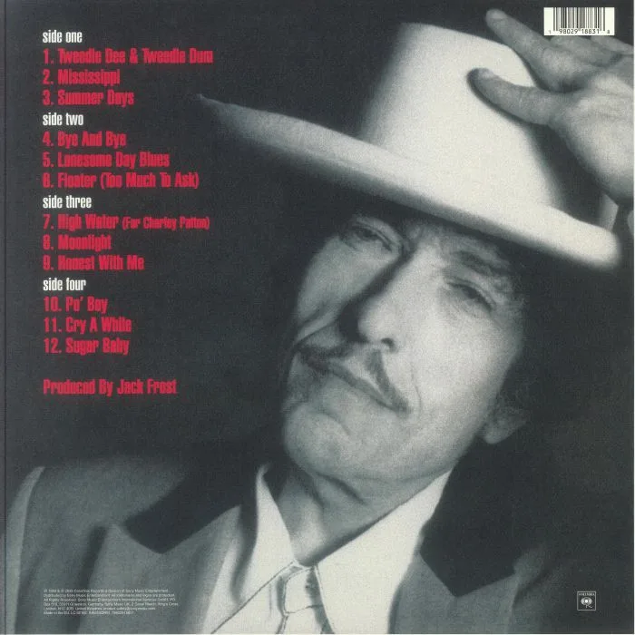 Обратная сторона обложки — Bob DYLAN — Love & Theft (reissue)