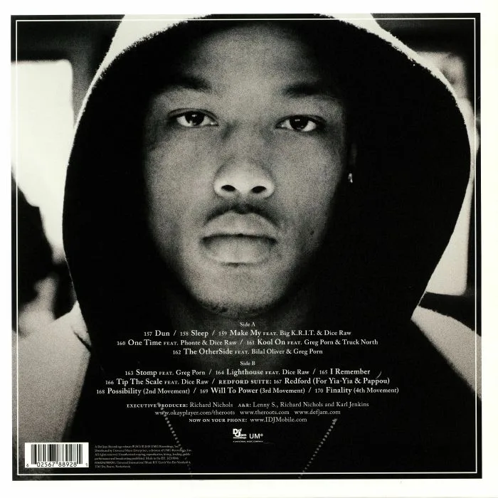 Back cover — The ROOTS — Undun (reissue)