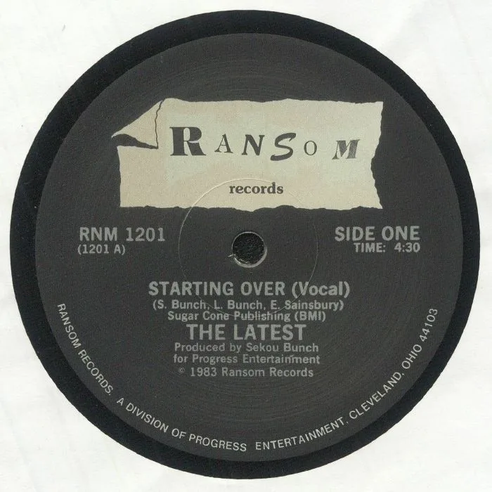 Front cover — The LATEST — Starting Over (reissue)