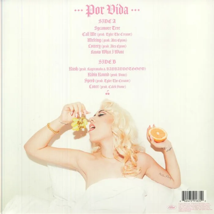 Back cover — Kali UCHIS — Por Vida (10th Anniversary Edition)
