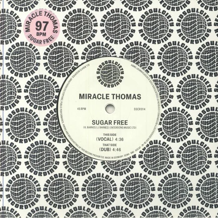 Лицевая сторона обложки — MIRACLE THOMAS — Sugar Free