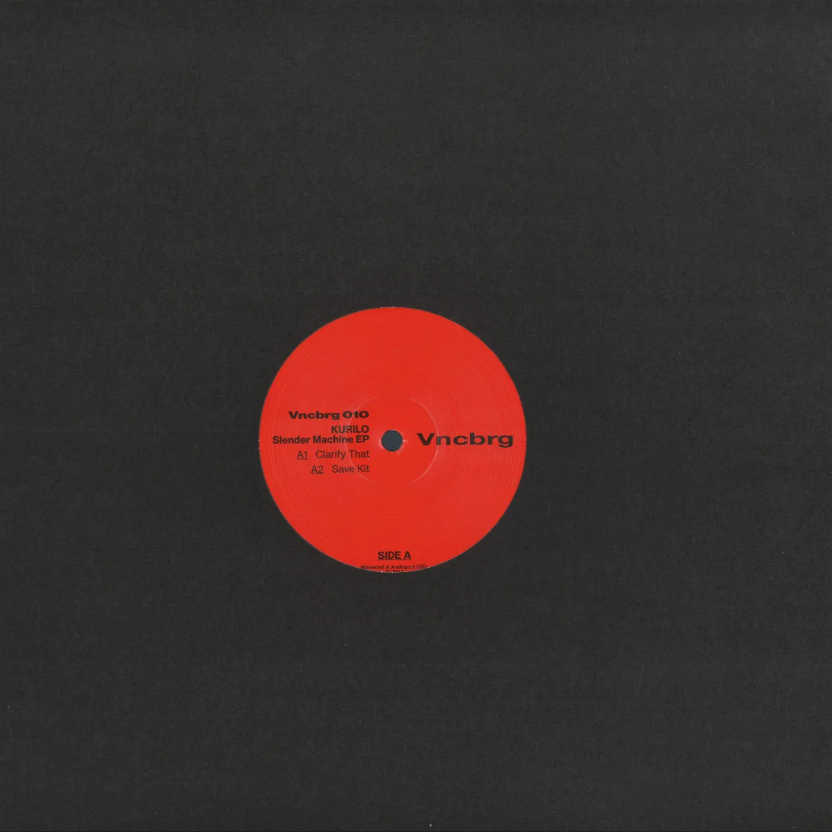 Back cover — Kurilo — Slender Machine EP