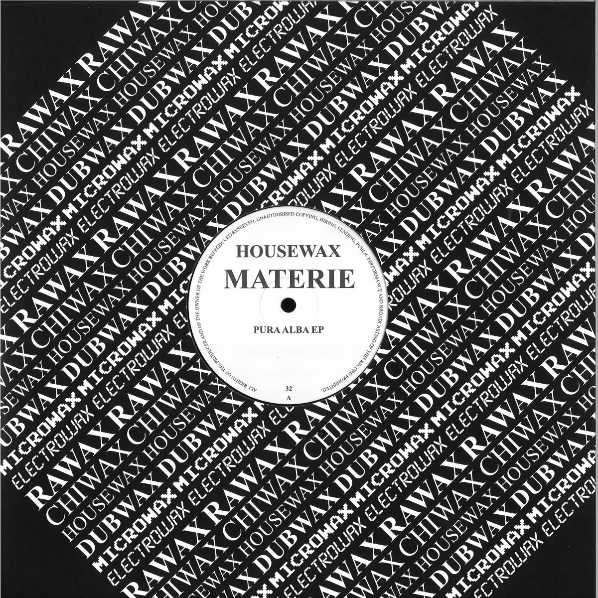 Лицевая сторона обложки — Materie — Pura Alba EP