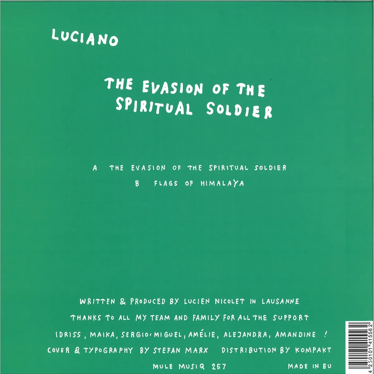 Back cover — Luciano — The Evasion Of The Spiritual Soldier