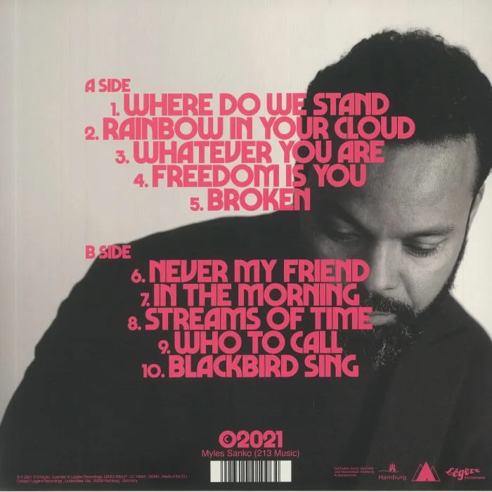 Back cover — Myles SANKO — Memories Of Love