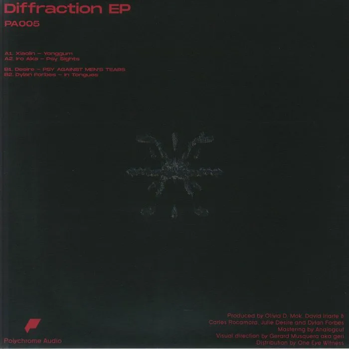 Обратная сторона обложки — XIAOLIN / IRO AKA / DESIRE / DYLAN FORBES — Diffraction EP (B-STOCK)