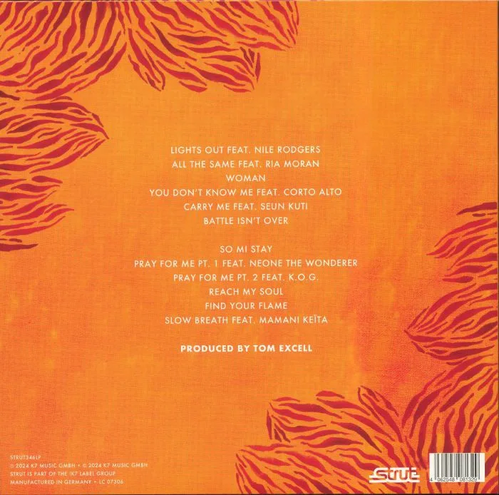 Back cover — NUBIYAN TWIST — Find Your Flame
