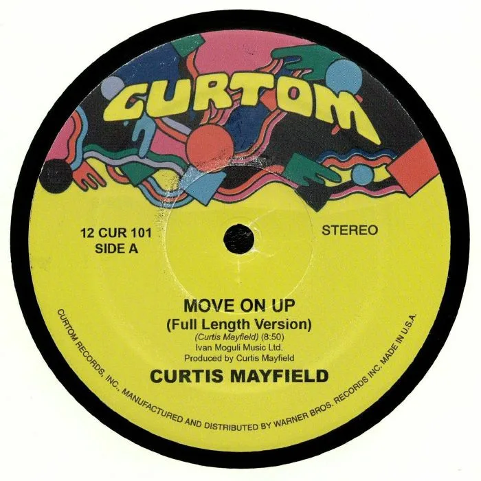 Front cover — Curtis MAYFIELD — Move On Up